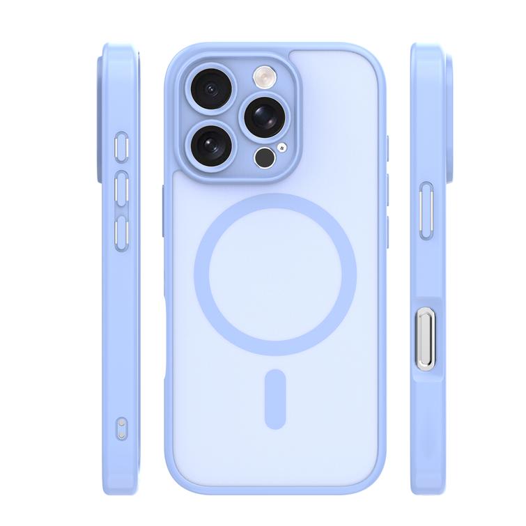 Mag Matt case for iPhone 16 Pro 6,3" light blue camera protection