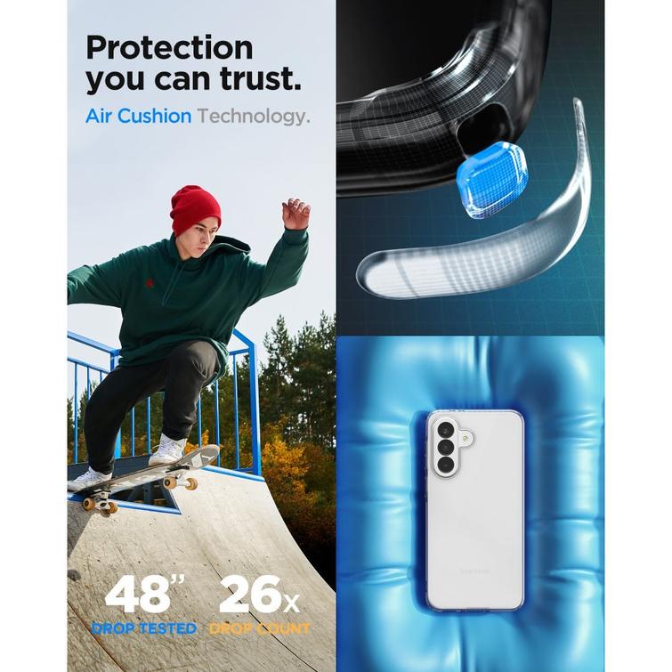 Spigen Liquid Crystal case for Samsung Galaxy A37 5G crystal clear
