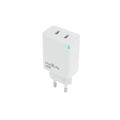 Maxlife MXTC-09-45CC GaN PD QC charger 2x USB-C 45W white