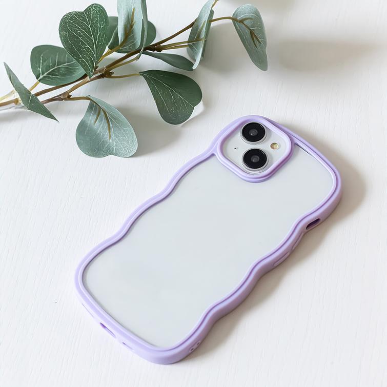 Wave case for iPhone X / XS purple
