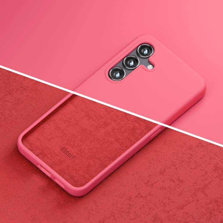 Etteri Silicone Mag kotelo Samsung Galaxy S25 Edge vadelmalle