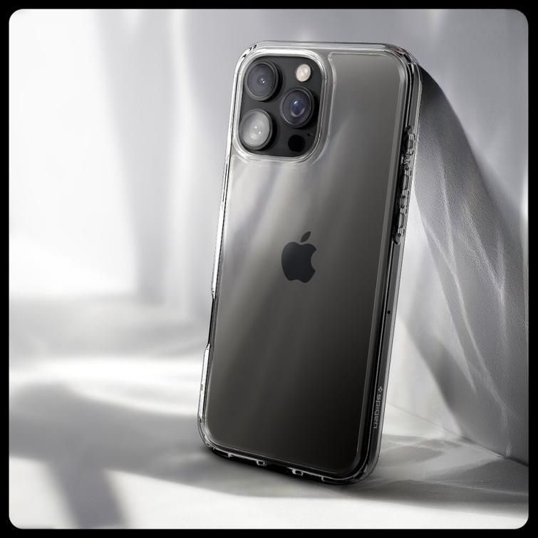 Spigen Ultra Hybrid -suojakuori iPhone 16 Pro 6,3":lle, kristallinkirkas