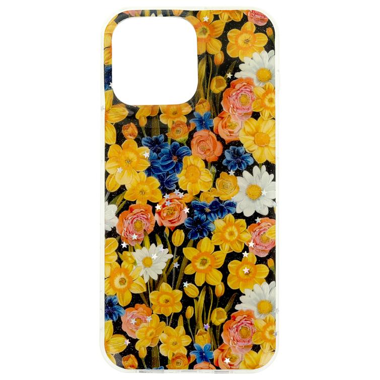 Glow Glam -suojakuori iPhone 16 Pro Maxille 6,9" oranssi