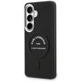 Karl Lagerfeld case Embossed Ring RSG Logo MagSafe for Samsung Galaxy S26 black