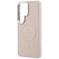 Karl Lagerfeld case Embossed Ring RSG Logo MagSafe for Samsung Galaxy S26 Ultra pink