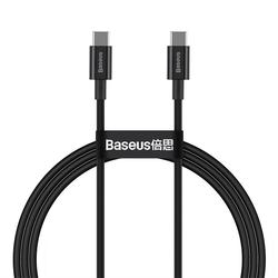 Baseus-kaapeli Superior PD USB-C - USB-C 1,0m musta 100W
