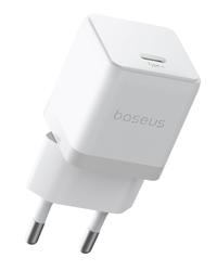 Baseus Palm Fast Charger Wall Charger 20W 1&times;USB-C Wall Charger + Cable Moon White