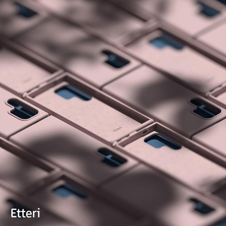 Etteri silikonikotelo Samsung Galaxy S24 Ultra vaaleanpunaiselle