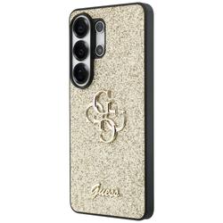 Guess case Fixed Glitter Big 4G Metal Logo for Samsung Galaxy S26 Ultra gold