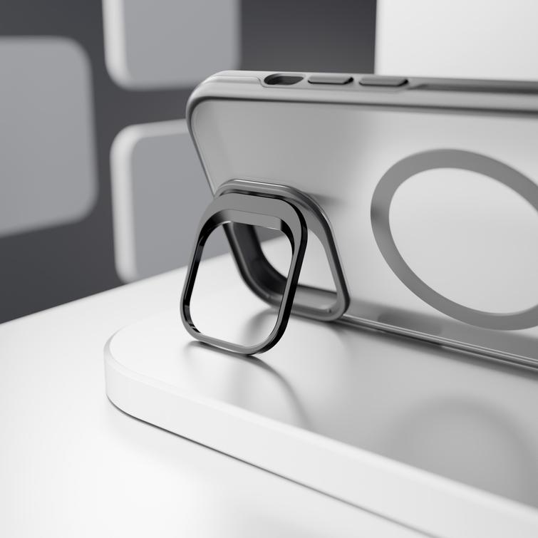 Etteri Morning Fog suojakuori iPhone 15 Prolle 6,1" musta