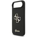 Guess Silicone Big 4G Script -suojakuori iPhone Airille, musta