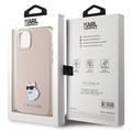 Karl Lagerfeld -suojakuori iPhone 15 Plus 6,7" KLHCP15MSMHCNPP pinkki HC SILICONE C METAL PIN