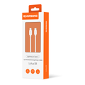Riversong-kaapeli Lotus 08 USB-C - Lightning 1,0m 3A vaaleanharmaa CL76