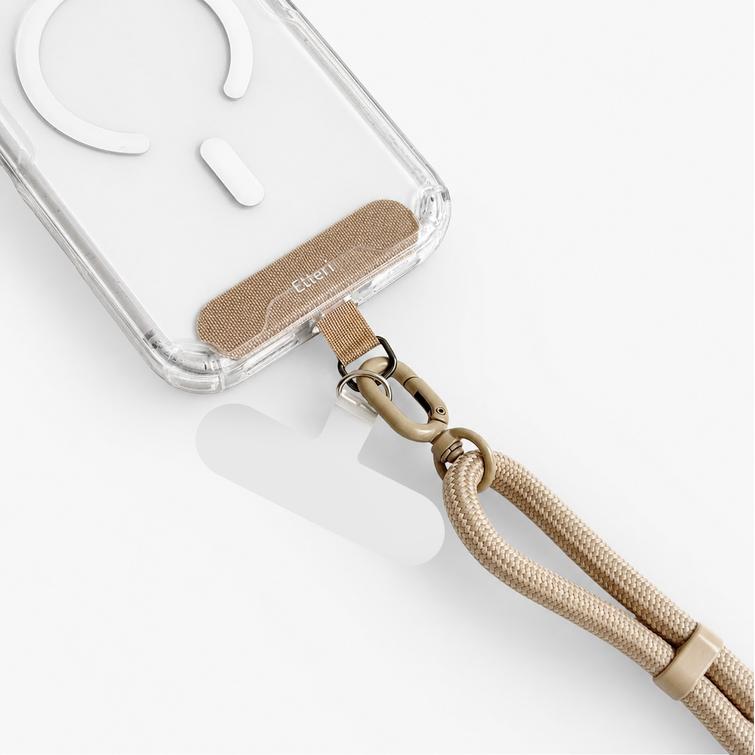 Etteri yleisk&auml;ytt&ouml;inen kaulapanta puhelimille, beige