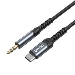 BWOO kaapeli AUX 3,5 mm - USB-C BO-AUX066 czarny