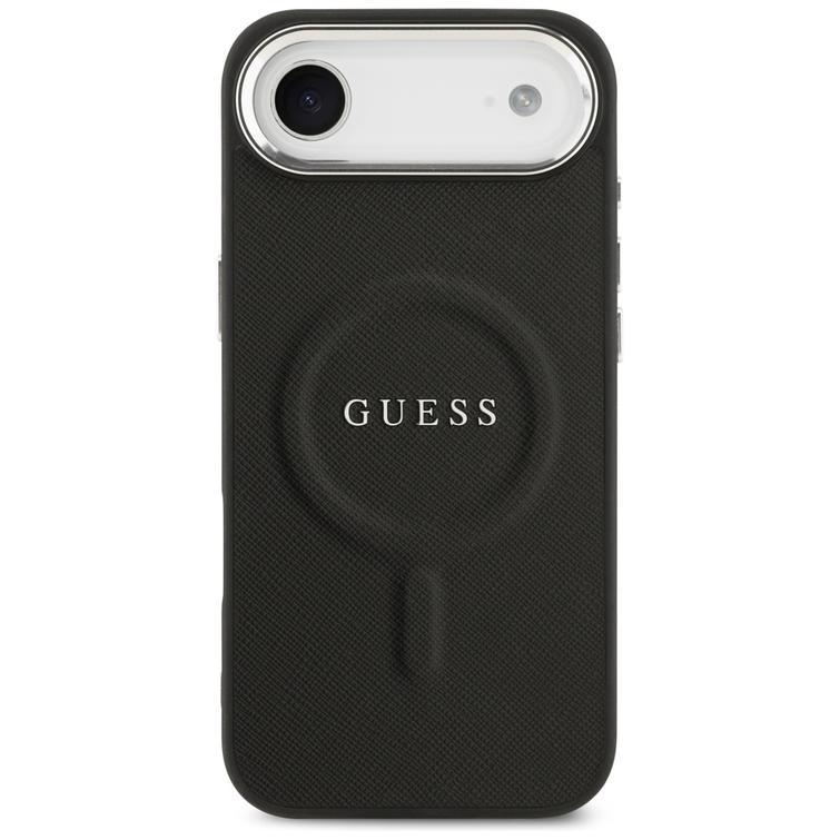 Guess Classic Logo MagSafe -suojakuori iPhone Airille, musta