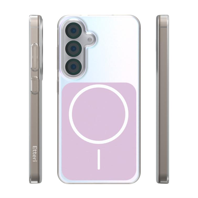 Etteri Hidden Pearl case for Samsung Galaxy S25 pink