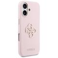 Guess HC PU FW RESIN LOGO PINK -suojakuori iPhone 17 Pro 6,3":lle