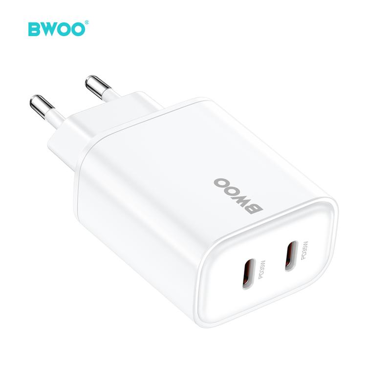 BWOO CDA206 PD 35W sein&auml;laturi 1x USB-C-portti valkoinen