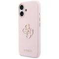 Guess HC PU FW RESIN LOGO PINK -suojakuori iPhone 17 Pro 6,3":lle
