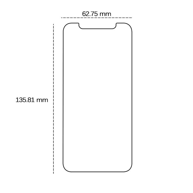 Karkaistu lasi 2,5D iPhone X / XS / 11 Prolle