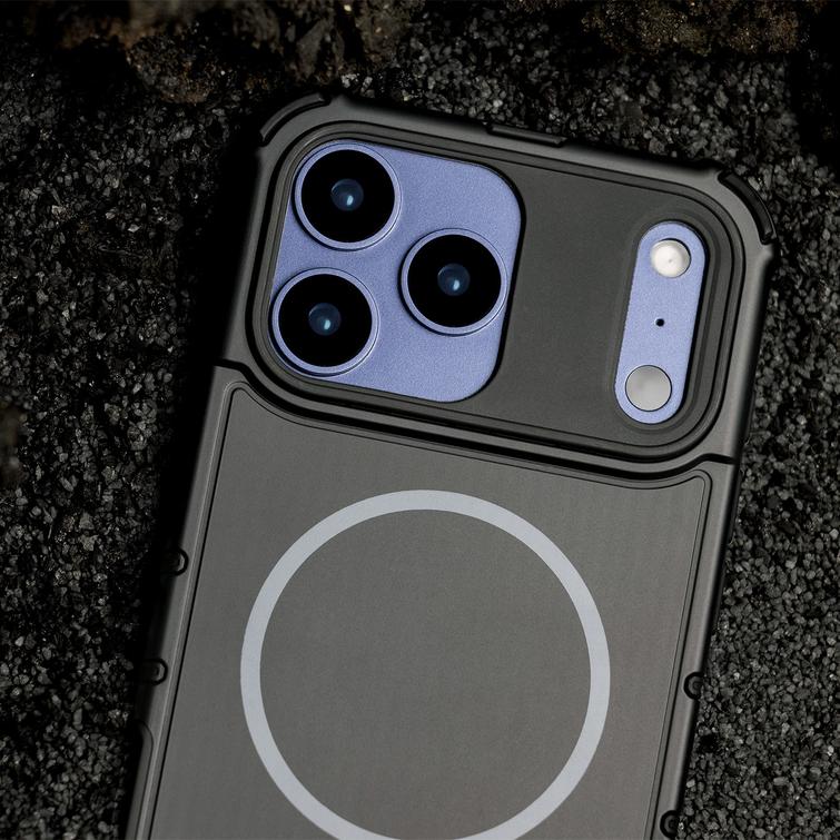 Defender 2in1 Mag -suojakuori iPhone 16 Pro 6,3":lle, musta