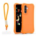 Safepop case with strap for Samsung Galaxy A36 5G / A56 5G / A37 5G orange