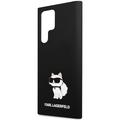 Karl Lagerfeld case for Samsung Galaxy S24 Ultra KLHCS24LSNCHBCK black HC SILICONE NFT CHOUPETTE