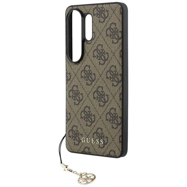Guess case 4G Classic Logo Charm MagSafe for Samsung Galaxy S26 Ultra brown