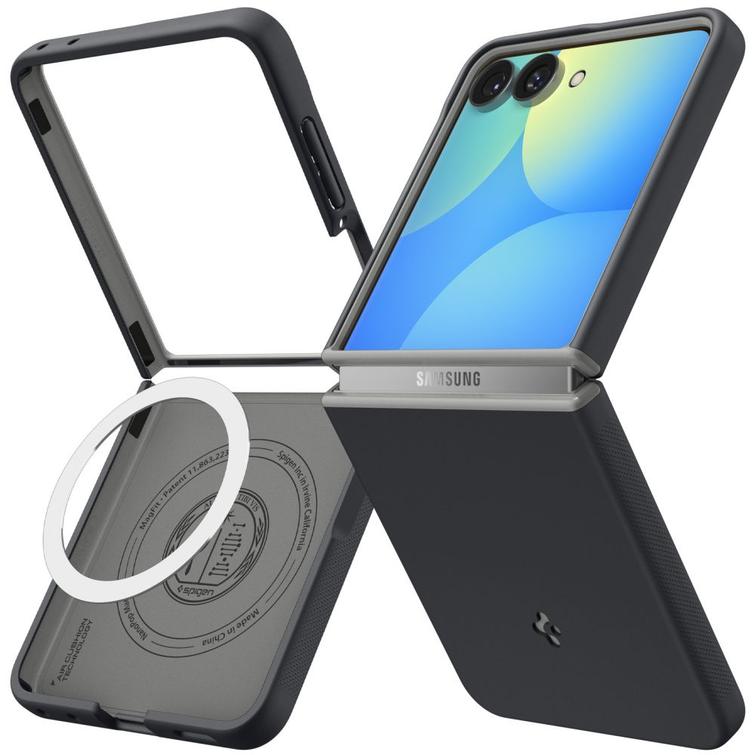 Spigen Nano Pop Magsafe -kotelo Samsung Galaxy Z Flip 8:lle, musta