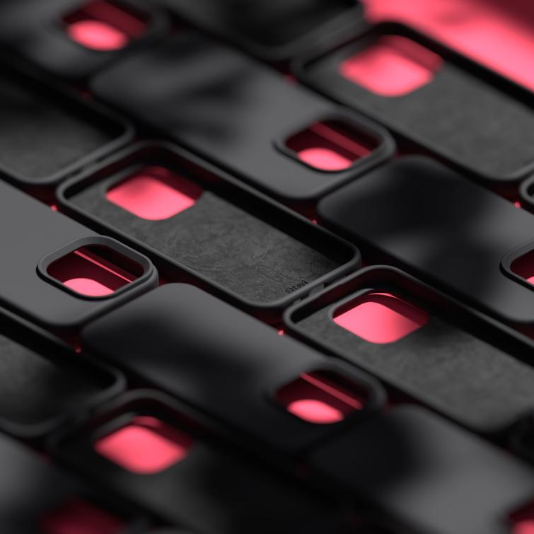 Etteri Silicone Mag kotelo iPhone 14 6,1" mustalle