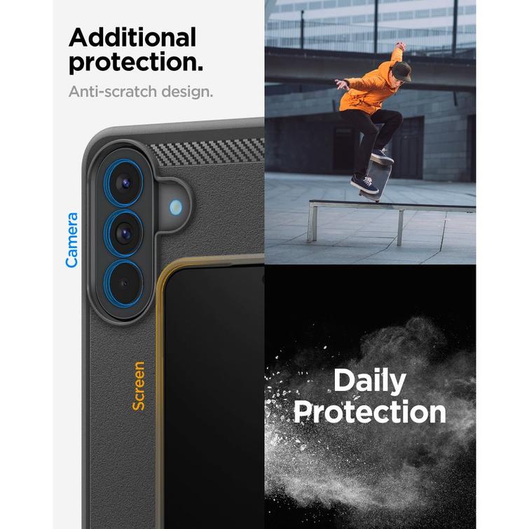 Spigen Rugged Armor case for Samsung Galaxy A57 5G matte black