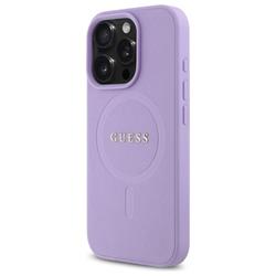 Guess iPhone 16 Pro Max 6,9" -puhelimen suojakuori GUHMP16XPSAHMCU Saffiano-violetti MagSafe-väri