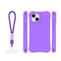 Safepop case with strap for iPhone 15 6,1" purple