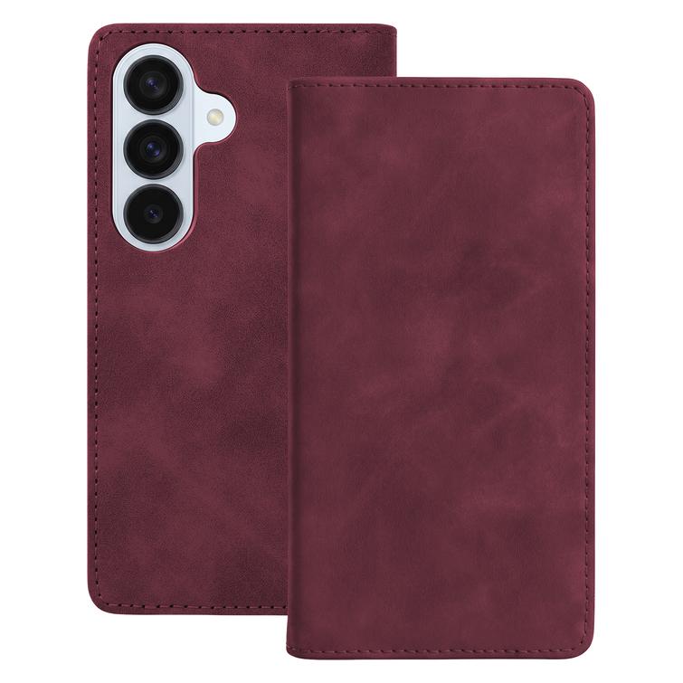 Smart Suede case for Samsung Galaxy S26 maroon