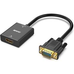 BENFEI adapter HDMI to VGA unidirectional with audio jack 3.5mm black