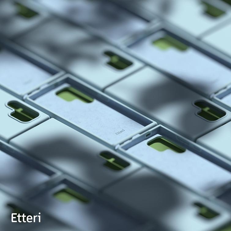 Etteri-silikonikuori Samsung Galaxy S24 FE:lle vaaleansininen