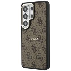 Guess case 4G Embossed Ring MagSafe for Samsung Galaxy S26 Ultra brown