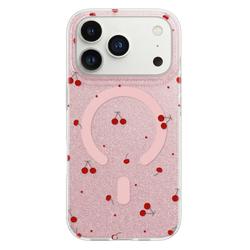 Cherry Mag case for iPhone 13 / 14 6,1" glitter