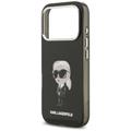 Karl Lagerfeld -kotelo iPhone 17 Pro 6,3" IML Aquarelle Karl & Logo MagSafe musta