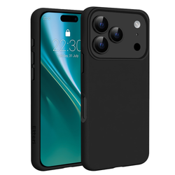 Etteri Silicone Mag kotelo iPhone 17 Pro Max mustalle