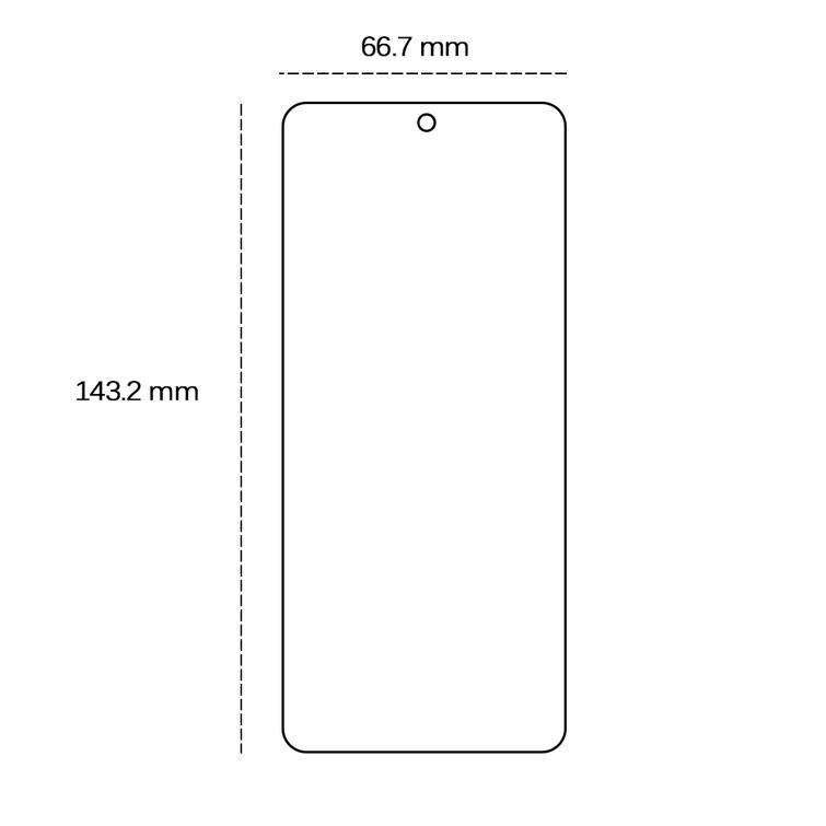 Karkaistu lasi 2,5D Samsung Galaxy S25:lle