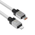 Baseus CoolPlay USB-C - Lightning-kaapeli 1m 20W valkoinen