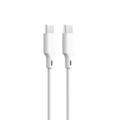 Forever kierr&auml;tyskaapeli USB-C - USB-C 1,5m 3A KR15-CC-00 valkoinen