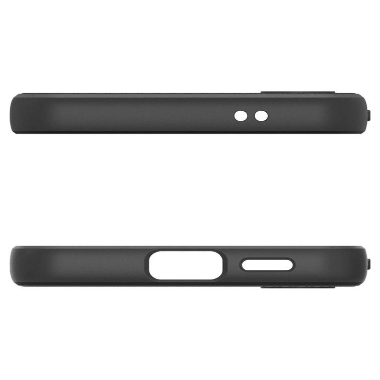 Spigen Liquid Air -suojakuori Samsung Galaxy S24:lle mattamusta