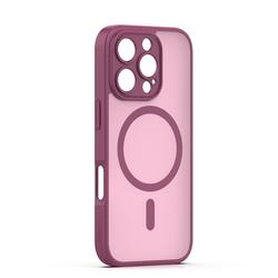 Mag Matt case for iPhone 16 Pro Max 6,9" maroon camera protection