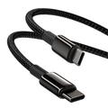 Baseus-kaapeli Tungsten PD USB-C - USB-C 2,0 m musta 100W