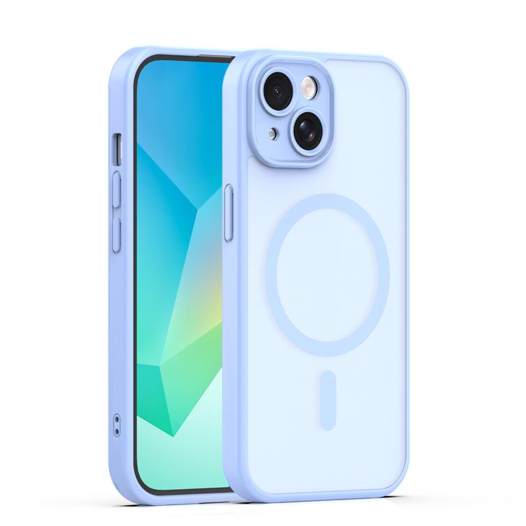 Mag Matt case for iPhone 13 6,1" light blue camera protection