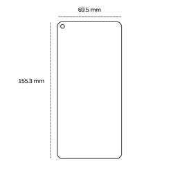 Karkaistu lasi 2,5D Realme 8 5G:lle