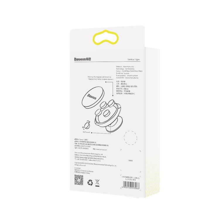 Baseus auton pidike pienet korvat magneettinen liimattu musta